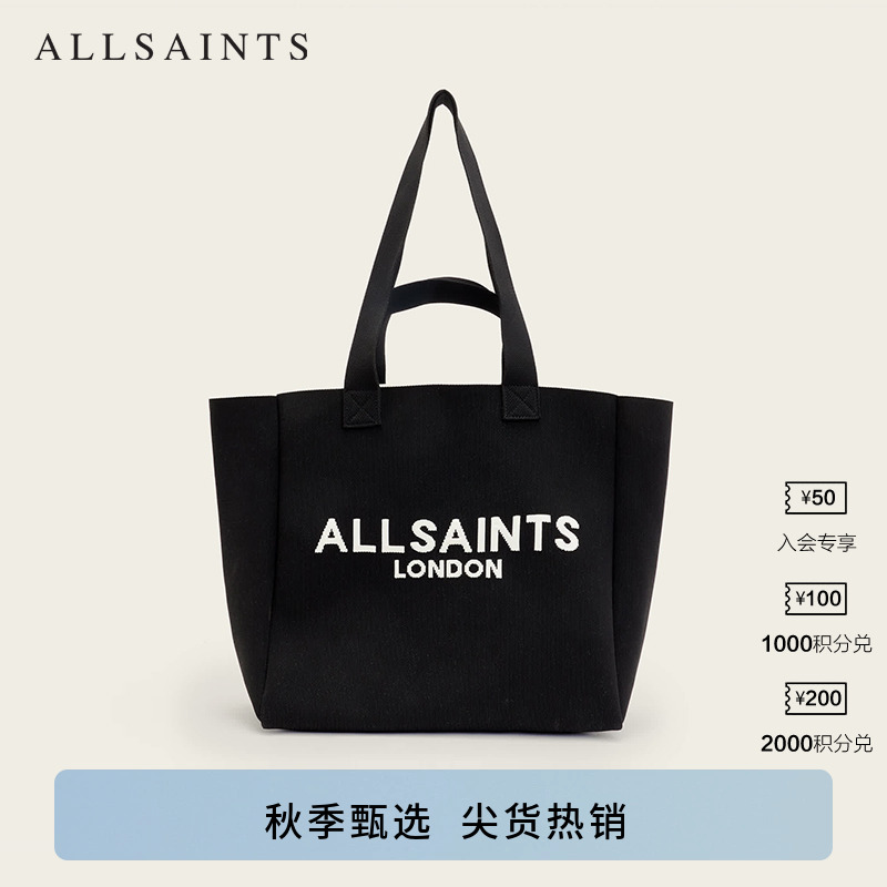 ALLSAINTS女士字母托特包