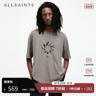 2024年春季 ALLSAINTS男士 刺绣T恤休闲百搭男装 MG110Z 短袖 新款