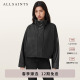 ALLSAINTS女士宽松立领皮衣夹克Ryder休闲舒适皮外套2026年春季