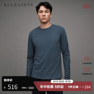 羊头长袖 ALLSAINTS男士 男装 款 MD119E T恤官方简约休闲23秋季