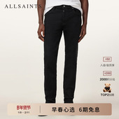 款 明星同款 M023EB Sid紧身小脚裤 子春季 ALLSAINTS男士 带弹牛仔裤