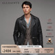 明星同款 ML007P 外套秋季 ALLSAINTS男士 机车夹克皮衣Wick修身