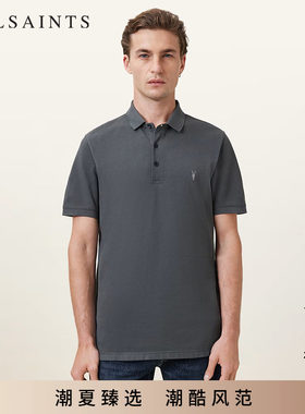 ALLSAINTS男士短袖POLO衫