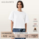 ALLSAINTS女士个性 W031JD 新款 圆领T恤洋气泡泡袖 上衣2025年秋季