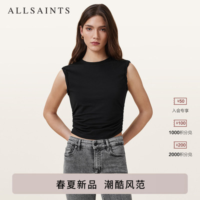 ALLSAINTS女士圆领T恤