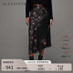 WS507Z 女装 ALLSAINTS女士碎花半身裙不对称气质裙装 轻盈裙子春季