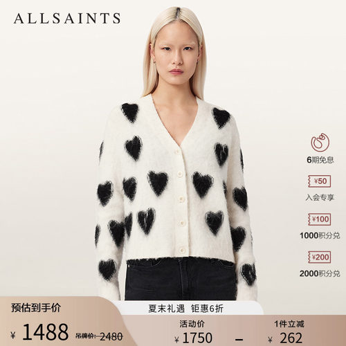 ALLSAINTS女士针织开衫