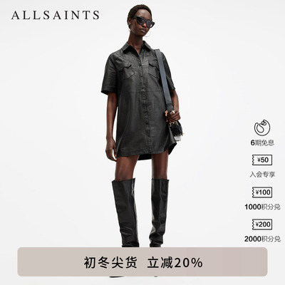 ALLSAINTS女士衬衫款连衣裙