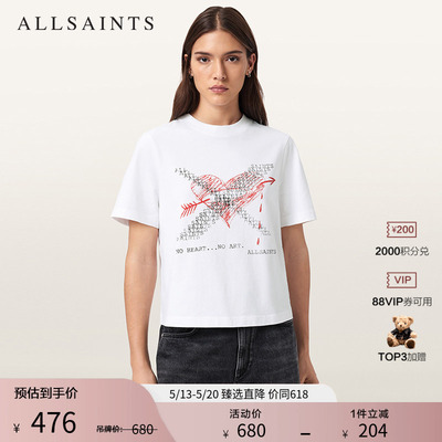 ALLSAINTS女士短袖T恤