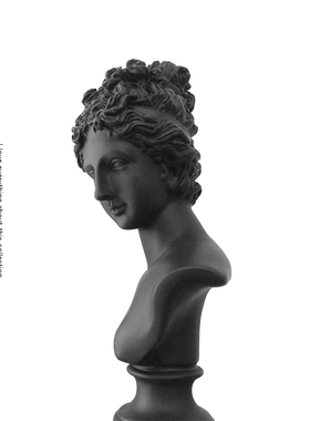 研舍北欧风女神hot实拍石膏像