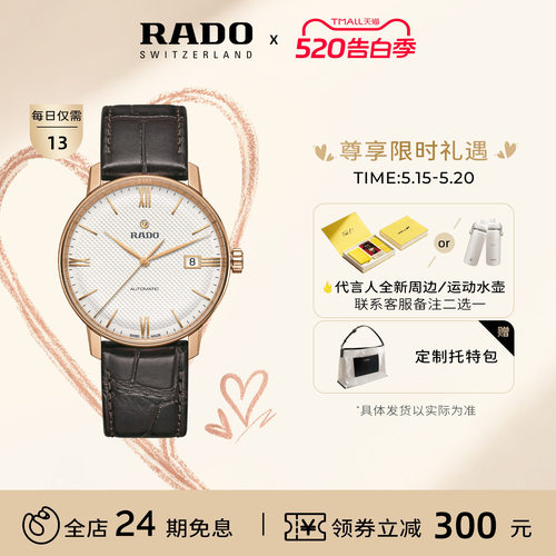 Rado瑞士雷达表晶璨皮带机械表