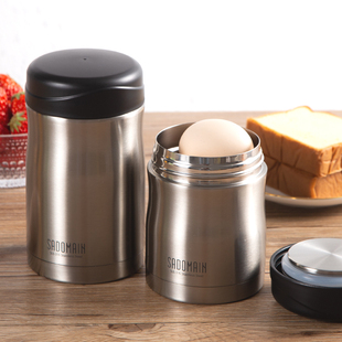 仙德曼宽口焖烧杯密封汤杯不锈钢保温杯冬季 便携杯子定制保温饭盒