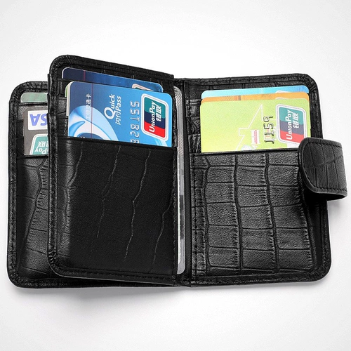 Мужской маленький вместительный и большой универсальный картхолдер для водительских прав для визитных карточек, из натуральной кожи