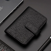 Черный страус, полностью кожа внутри и снаружи!