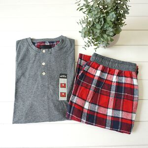 外贸男秋冬款纯棉长袖长裤睡衣套装送家居服送老公送爸爸好礼物