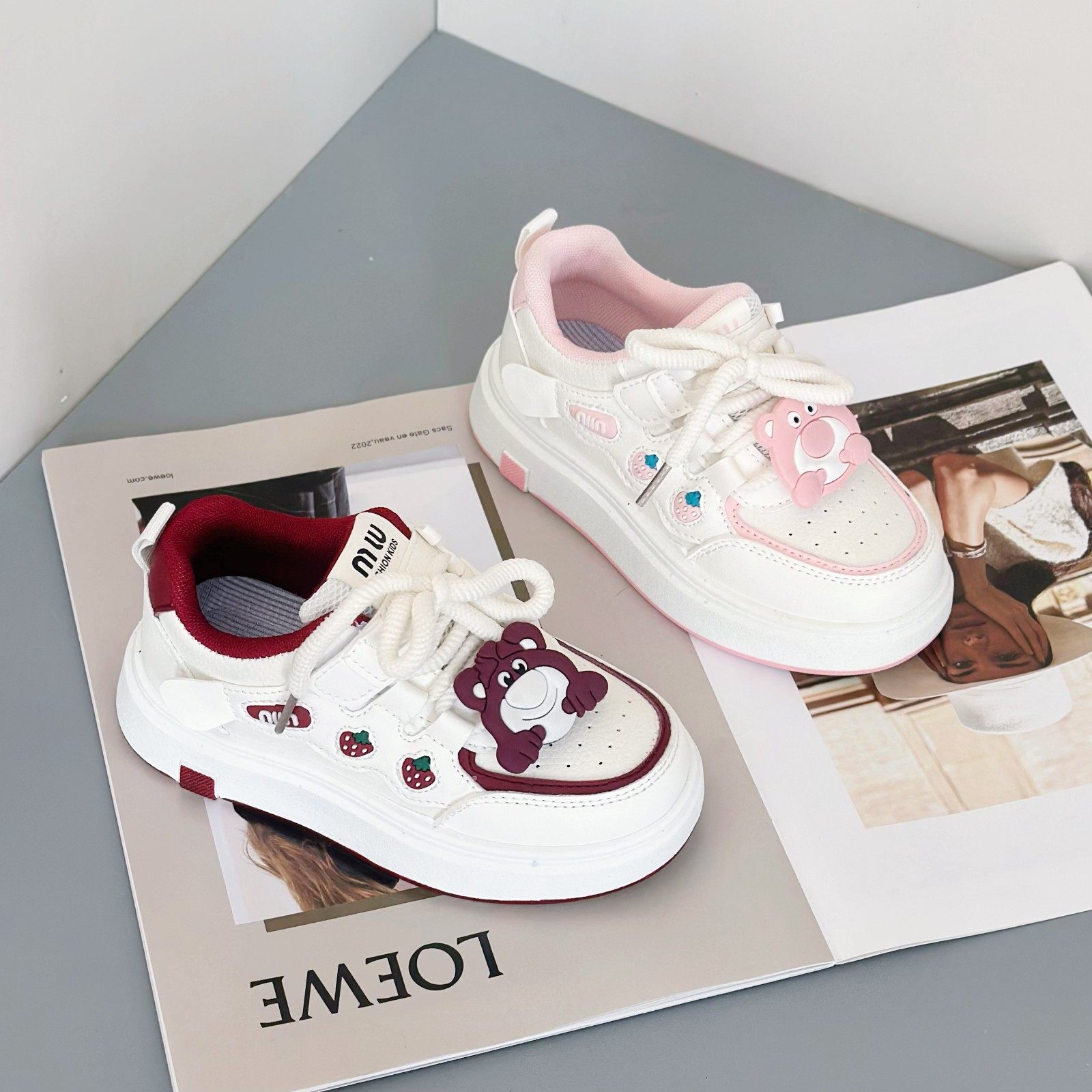 儿童运动鞋女童透气卡通板鞋2026春秋新款男童小白鞋软底休闲鞋子,童鞋/婴儿鞋/亲子鞋,板鞋,淘宝优惠券,粉丝福利购,淘宝优惠卷