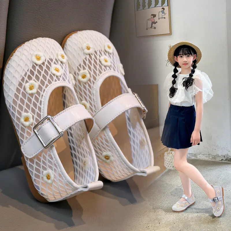 女童镂空凉鞋2025夏季新款儿童