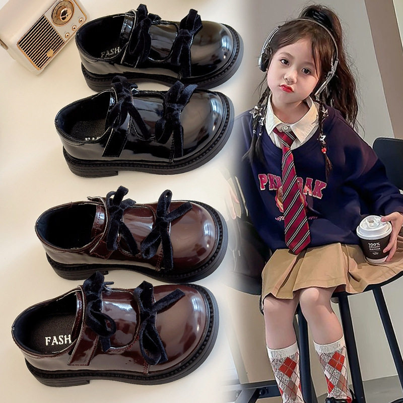 女童小皮鞋冬季厚底2026春款女孩公主鞋儿童皮鞋黑色演出女宝鞋子,童鞋/婴儿鞋/亲子鞋,演出小黑鞋,淘宝优惠券,粉丝福利购,淘宝优惠卷