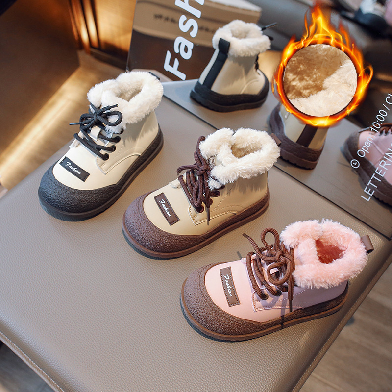 女童雪地靴2025新款冬季