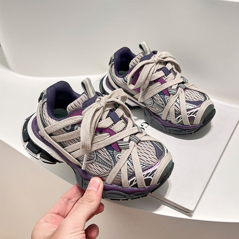 加绒老爹鞋巴黎家童鞋男童运动鞋