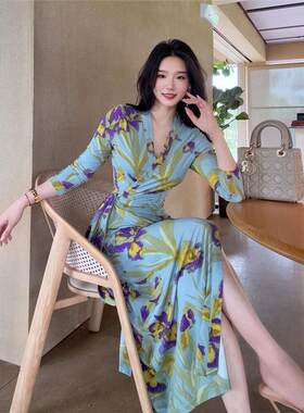 2026春夏一片式系带显瘦裹裙