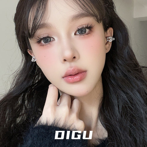 轻奢满钻马蹄扣耳夹气质独特耳饰