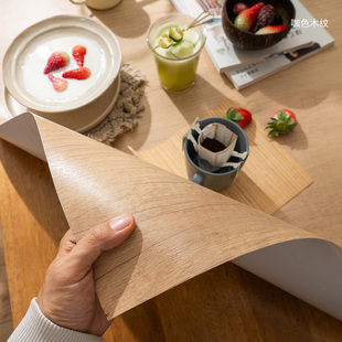 ins风拍摄木纹背景纸PVC摄影专用道具静物产品美食拍照布置大尺寸