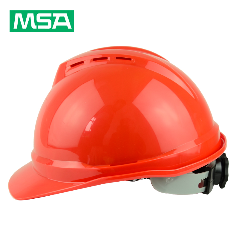 梅思安安全帽印字豪华透气款防砸