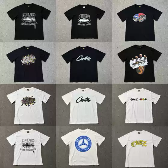 Fashionable Brand One Island Classic Short-Sleeved T-Shirt New Loose Casual Round Neck Bottoming Shirt for Men and Women Couples Dk