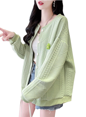 小个子提花棒球服外套女