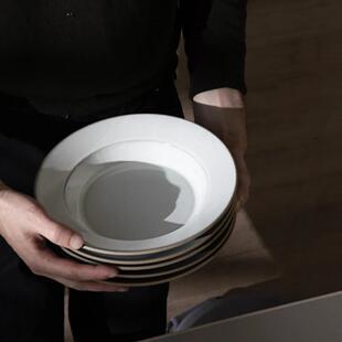 Departo · 陶瓷浅口碗创意餐具面碗汤碗YABU复古北欧