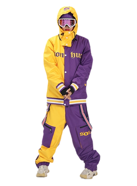 新款专业滑雪服防水男女单板双板