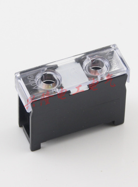 IN-411S接线端子排411BK日式端子台60A/1P导轨组合式接线板连接器