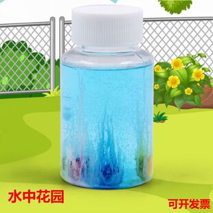 自制水中花园小学生科技小制作手工材料DIY化学科学实验魔术石头