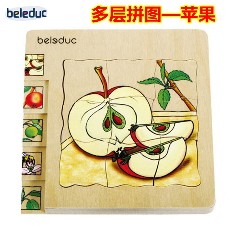 多层拼图植物生长认知过程桌游