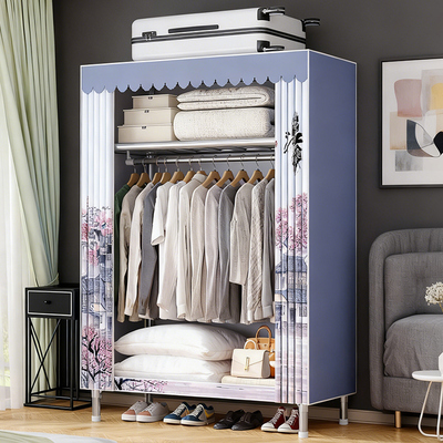 挂衣架落地卧室简易衣服收纳架子