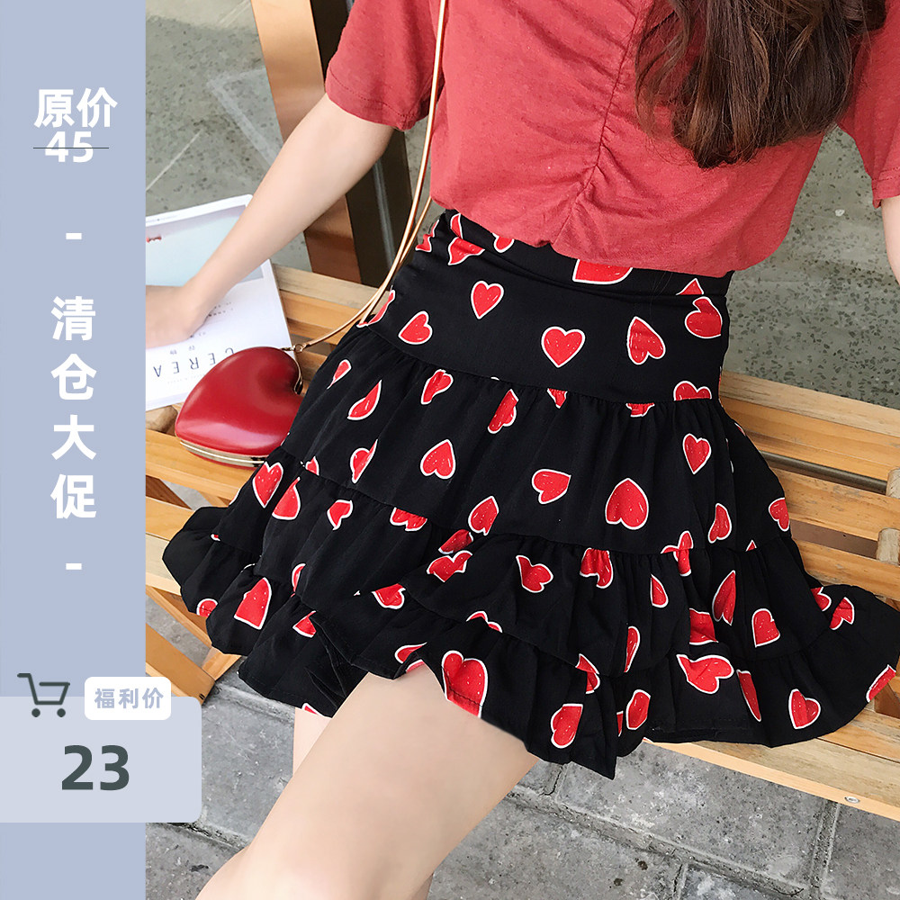 清仓！ANLI STYLE 2020新款爱心花朵 显瘦百搭半身裙短裙A字裙在类目 女装/女士精品, 半身裙中 - 来自Buy2taobao.com提供专业的淘宝代购服务
