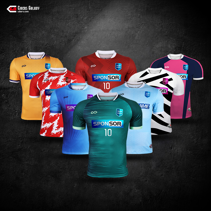 热升华全透气短袖CG赛客足球服