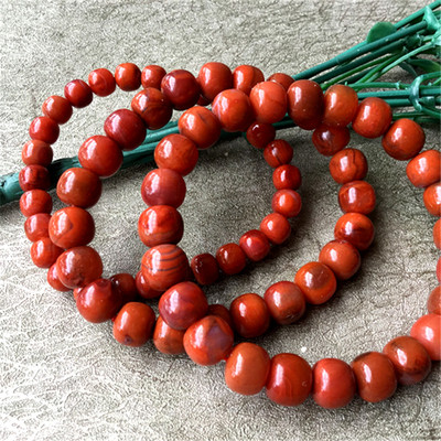 九口川料南红玛瑙佛珠柿子火焰