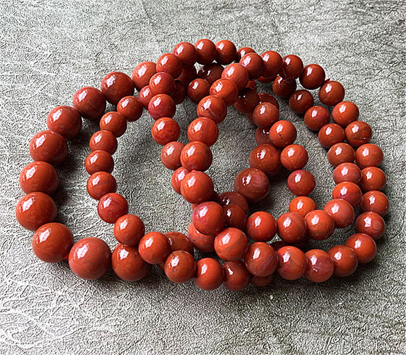 四川凉山南红玛瑙手链柿子火焰