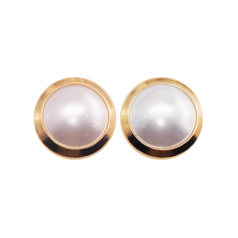 奥地利水晶珍珠半圆金属环烫底珍珠2080/h美甲饰品diy贴钻650米白