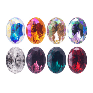 奥地利施钻水晶4160马眼椭圆尖底异形钻美甲奥钻饰品diy镶钻8x6mm