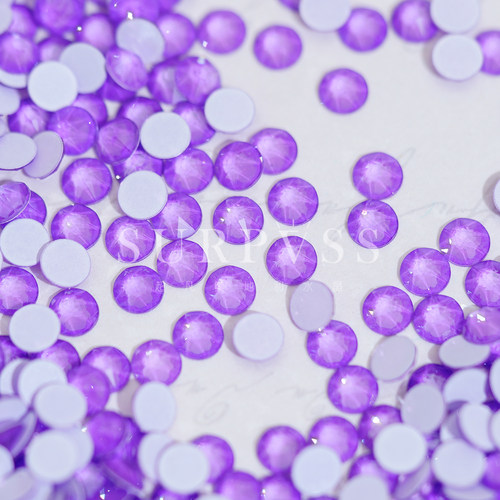 正品施家奥地利水晶2088平底圆钻美甲饰品贴钻DIY堆钻l148i荧光紫