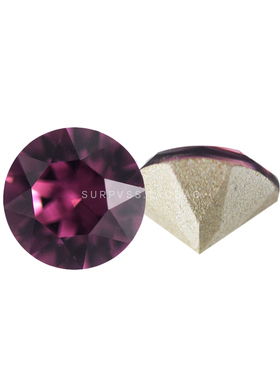 施家奥地利水晶1088尖底圆钻华子美甲180配件奥钻镶嵌堆钻204紫色