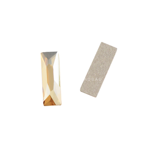 奥地利施家水晶长条异形钻2555美甲装 饰DIY华子贴钻GSHA金色魅影