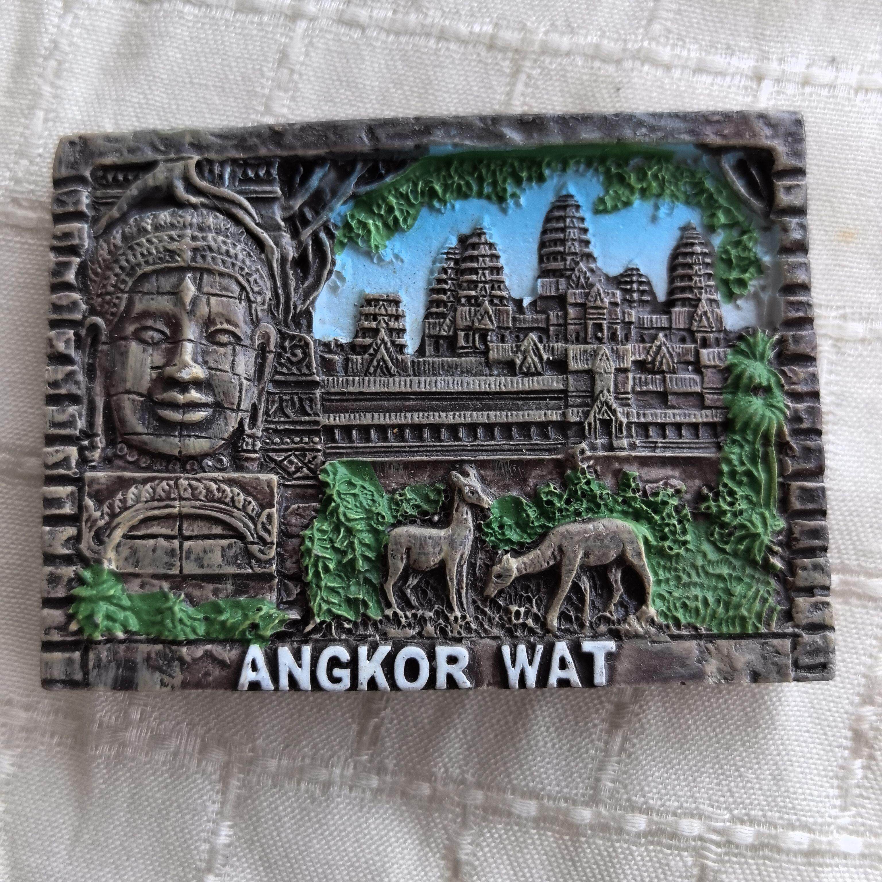 柬埔寨旅游纪念品特色工艺品吴哥冰箱贴