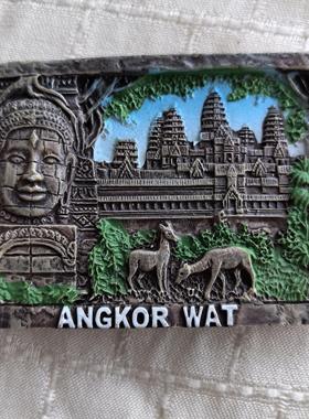柬埔寨旅游纪念品特色工艺品吴哥窟巴戎仙女冰箱贴