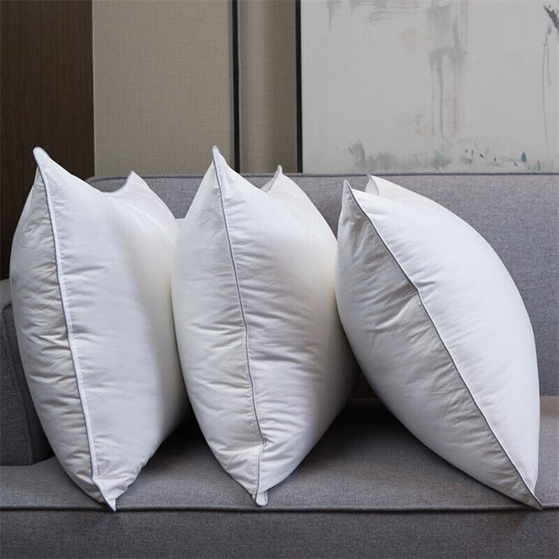 霞珍（XIAZHEN）酒店羽绒羽毛枕头枕芯柔软鹅毛枕全棉枕头芯成人