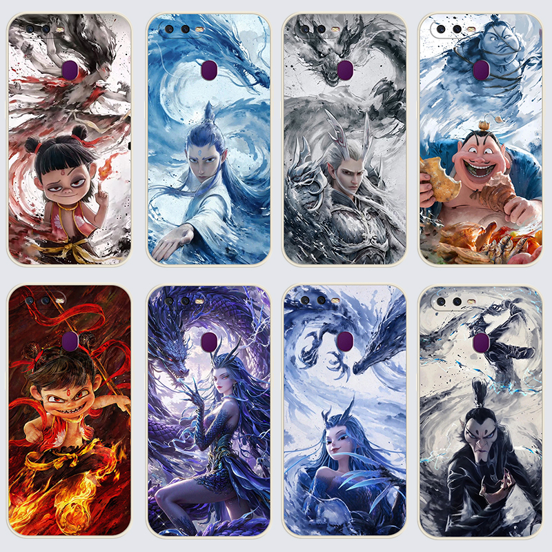 OPPOA7x手机壳PBBM00哪吒之魔童闹海直边软壳popoa硅胶a7xm女0PP0A7x保护套opp0a7x防摔opopa7x全包oppora7x
