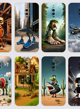 华为Mate9pro手机壳LON-AL00国外山海经木棍人通通哥直边软壳软胶全包边潮流新款磨砂卡通防摔保护套超薄时尚